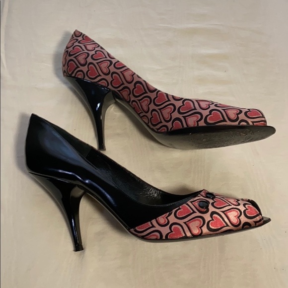 NIB MARC JACOBS FAB HEARTS PINK 9 - Picture 11 of 13